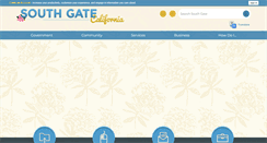 Desktop Screenshot of cityofsouthgate.org